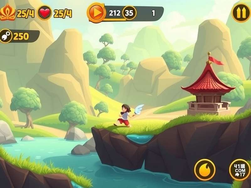 Yoga Flurry Expedition Gameplay Screenshot